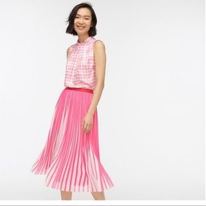 J.Crew pleated high waisted skirt